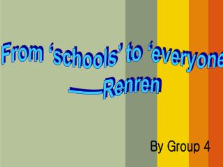 From ‘schools’ to ‘everyone’ ——Renren