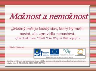 Možnost a nemožnost