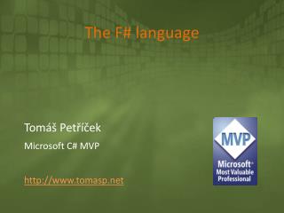 The F# language