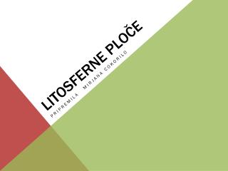 Litosferne ploče