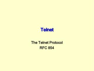 Telnet