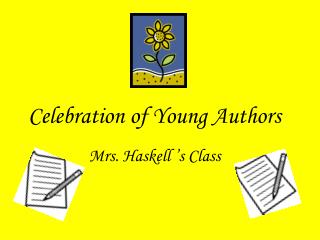 Celebration of Young Authors