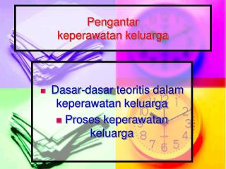 Pengantar keperawatan keluarga