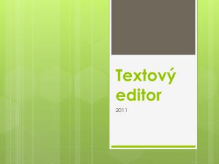 Textový editor