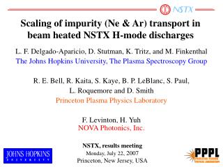 Scaling of impurity (Ne &amp; Ar) transport in beam heated NSTX H-mode discharges