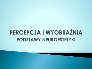 PERCEPCJA I WYOBRAŹNIA