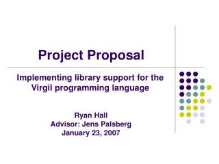 Project Proposal