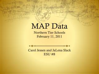 MAP Data Northern Tier Schools February 11, 2011