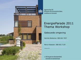 EnergieParade 2011 Thema Workshop