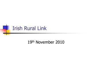 Irish Rural Link