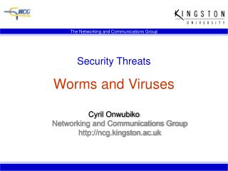 Security Threats Worms and Viruses