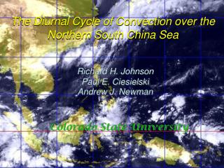 The Diurnal Cycle of Convection over the Northern South China Sea