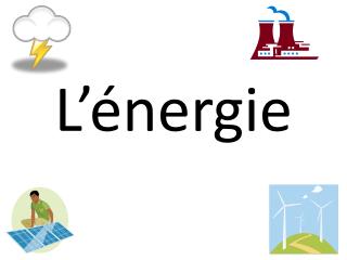 L’énergie