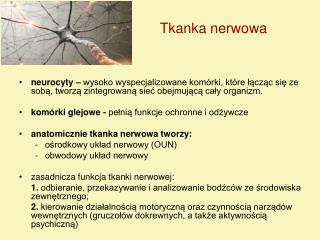 Tkanka nerwowa