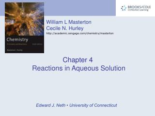 Chapter 4 Reactions in Aqueous Solution