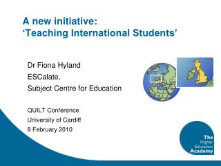 A new initiative: ‘Teaching International Students’