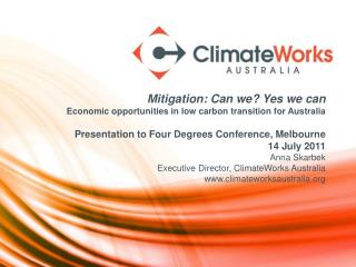 About ClimateWorks Australia