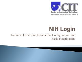 NIH Login