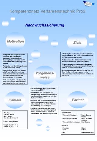 Kompetenznetz Verfahrenstechnik Pro3