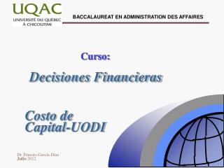 Decisiones Financieras