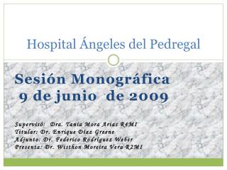 Hospital Ángeles del Pedregal