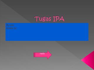 Tugas IPA