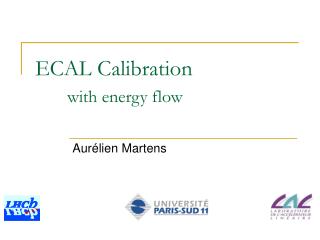 ECAL Calibration with energy flow
