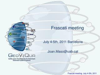 Frascati meeting