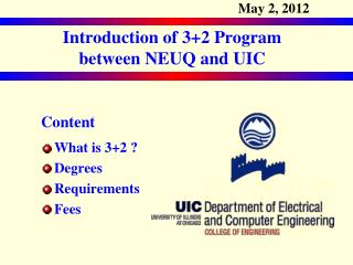 Content What is 3+2 ? Degrees Requirements Fees