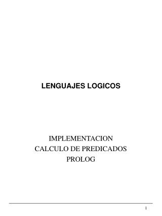 LENGUAJES LOGICOS