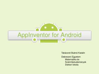 AppInventor for Android