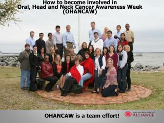 OHANCAW is a team effort!