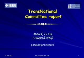 TransNational Committee report