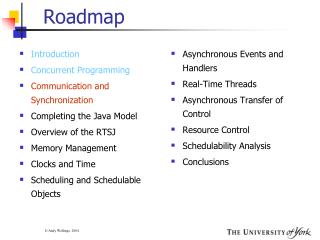 Roadmap