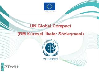 UN Global Compact (BM Küresel İlkeler Sözleşmesi)