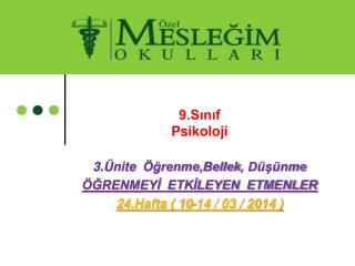 9.Sınıf Psikoloji