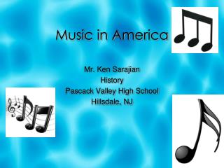 Music in America