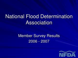 National Flood Determination Association