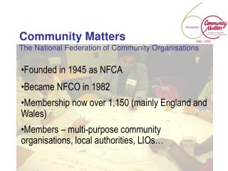 Community Matters The National Federation of Community Organisations