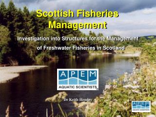 Scottish Fisheries Management