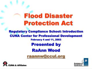 Flood Disaster Protection Act