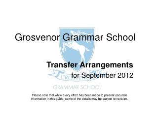 Grosvenor Grammar School