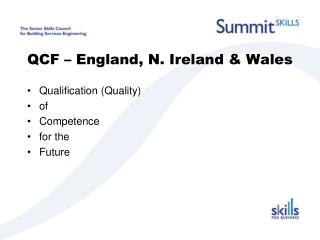 QCF – England, N. Ireland &amp; Wales