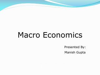 Macro Economics