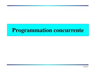 Programmation concurrente