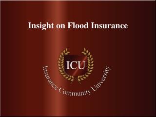 Insight on Flood Insurance