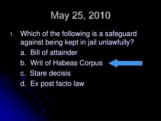 May 25, 2010