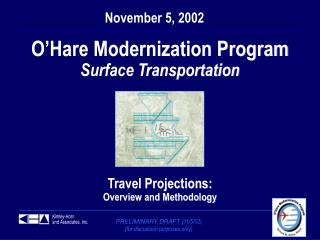 O’Hare Modernization Program Surface Transportation Travel Projections: Overview and Methodology