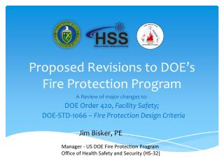 Proposed Revisions to DOE’s Fire Protection Program