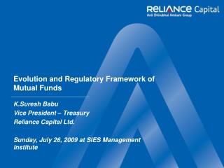 Evolution and Regulatory Framework of Mutual Funds